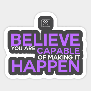 Believe Sticker